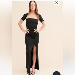 Tach Zoriana Black Dress Medium M New free people